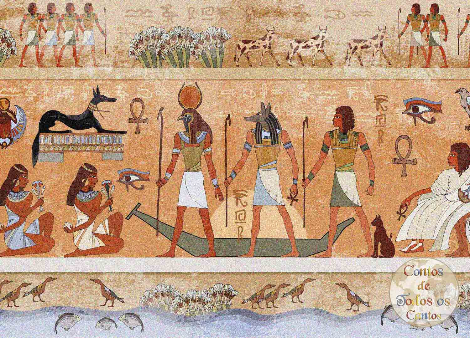 Mitologia-Egipcia-Uma-Jornada-Pelos-Mitos-e-Misterios-do-Antigo-Egito A Fascinante História da Mitologia Egípcia Cultura História